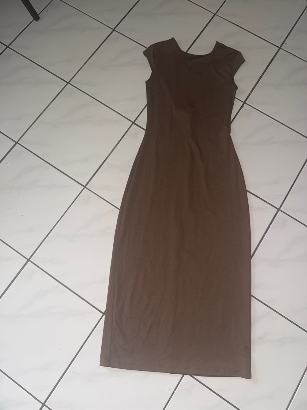Sleeveless Brown Maxi Dress - Classic Everyday Style